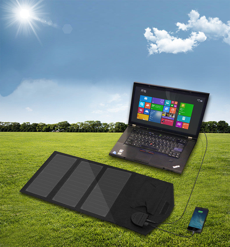 21W Outdoor Folding Solar Charging Panel